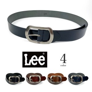 全4色　Lee リー リアルレザー 中一型バックルデザインベルト 本革 幅3.5cm(0120573)