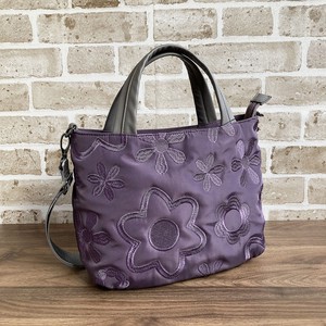 Special Flower Quilt Embroidery 2WAY Handbag