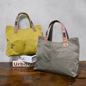 ☆予約販売　一部色6月/中旬再入荷（送料別途）ナイロン ドットモチーフ A4収納可能トート