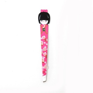 Nail Clipper/Nail File Kokeshi Doll Pink Tweezers Kimono