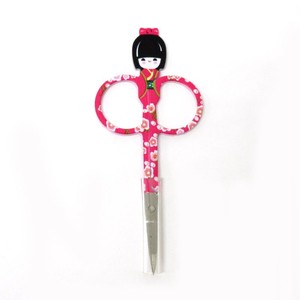 Nail Clipper/Nail File Kokeshi Doll Pink Kimono