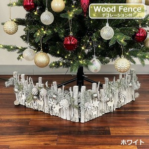 【2023年クリスマス】ウッドデコレーションフェンス