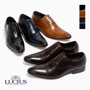 [ 定番商品 ]  ビジネスシューズ ストレートチップ 革靴 本革 メンズ  LLT79-1 [ LUCIUS / ルシウス ]