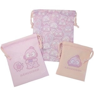 【巾着袋】ハンギョドン きんちゃくポーチ3Pセット ピンクハンギョドン