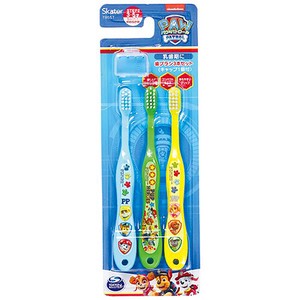 Roll Kindergarten Toothbrush Attached Cap 3Pcs set
