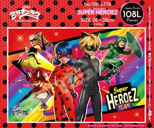 「パズル」ミラキュラス　レディバグ＆シャノワール　108-L776　SUPER HEROEZ