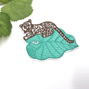Brooch Animal Embroidered