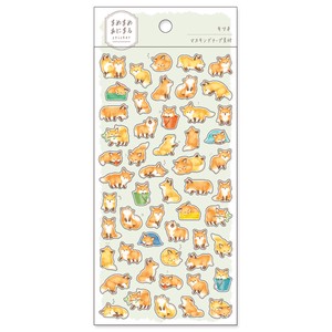 Sticker Fox Mame-Mame-Animal Sticker