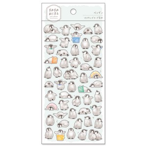 Mame Mame Animaru sticker 81231 Penguin / Seal Size :H175 x W90 mm