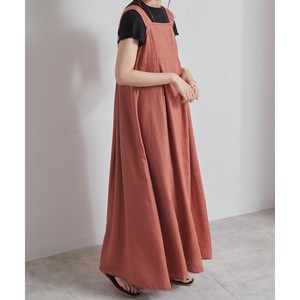 Cotton Mix Flare Zip‐up Jacket Skirt One-piece Dress
