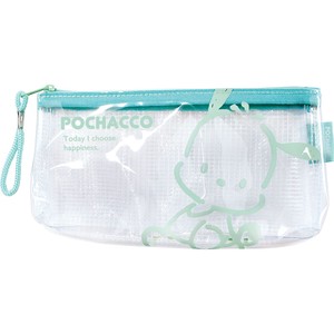 T'S FACTORY Pouch Sanrio Pochacco Flat Pouch Clear