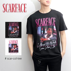 スカーフェイス【SCAR FACE】S/S TEE SCAR FACE アル・パチーノ  映画 Tシャツ 半袖 ムービーT