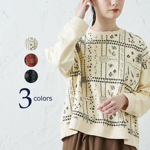 Sweatshirt Pullover Embroidered