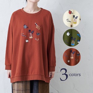 2022 Flower Embroidery Pullover