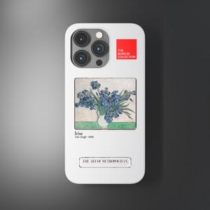 [ゴッホ]高色彩アートスマホケース メタルパネル装飾 irise White　iPhone13Pro