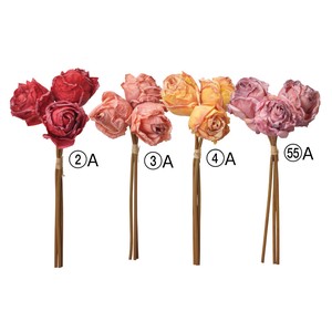 【asca】【アスカ商会】ローズバンチ（1束3本）　4色　造花