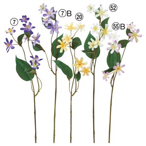 【asca】【アスカ商会】ミニフラワースプレー×6　5色　造花