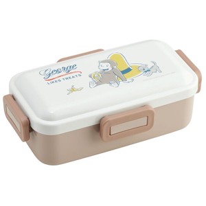 Bento Box Curious George Skater Dishwasher Safe Made in Japan