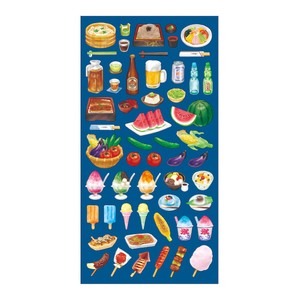 Stickers Fine Paper Summer Food Summer Selection