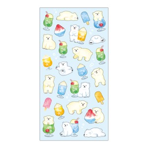 Stickers Washi Sweets and White Bear Summer Selection