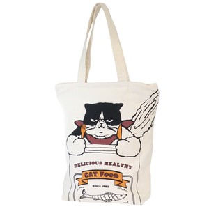 Fastener Attached Canvas Tote cat Canned food