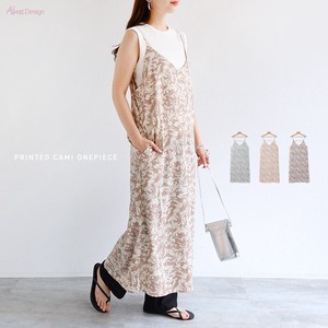 Casual Dress Nuance Pattern Camisole One-piece Dress