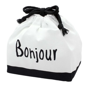 Drawstring Plastic Gift Bag Bonjour