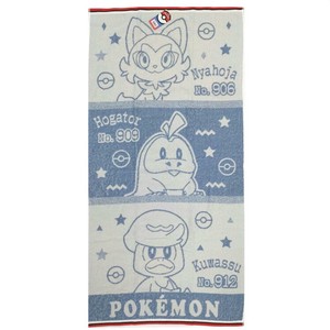 Bath Towel Jacquard Character Bath Towel Pokemon