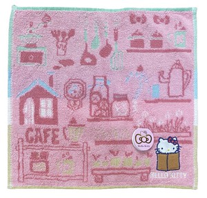 Popular Kitty Cafe Towel Sanrio Mini Towel Pink