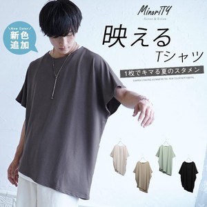 【2022年夏の新作】アシンメトリードルマンビッグTシャツ／MinoriTY