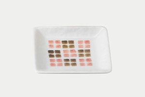 2022 Checkered Mini Dish Red Made in Japan HASAMI Ware Mini Dish Plate