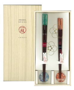 Boxed Chopstick Rest Couple Chopstick Sea Breeze Made in Japan made Japan