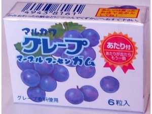 丸川製菓 20 グレープマーブルガム 6粒 x33 【駄菓子】