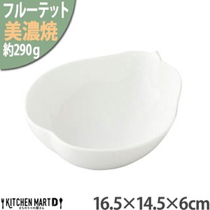 Mino ware Main Dish Bowl 16.5 x 14.5 x 6cm