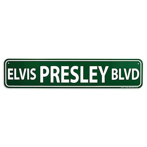 【ミュージック ＆ フィルム スター】エルヴィス・プレスリー ストリート サイン EP-MSP-SS-E8933