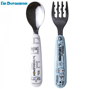 Wash In The Dishwasher Stainless Steel Spoon Fork I'm Doraemon