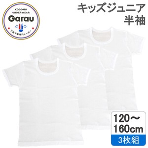 Kids' Underwear Absorbent White Plain Color Quick-Drying Boy 120 ~ 160cm 3-pcs pack