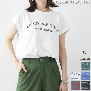 【2022新作商品♪】刺繍ロゴフレンチスリーブTシャツ