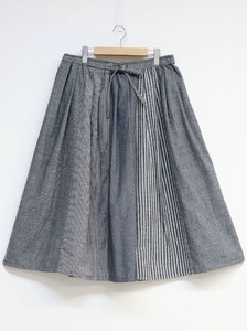 LL 5 Panel Switching Stripe Skirt