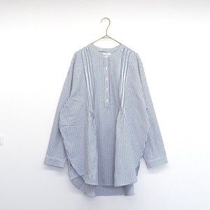 Button Shirt/Blouse Tunic Stripe Journal