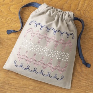 DIY Kit Lace Mini Drawstring Bag