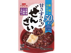 イチビキ 甘さすっきりの糖質カロリー50％オフ ぜんざい 150g x10 【和菓子】