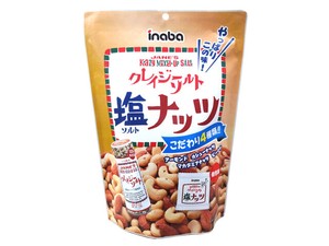稲葉ピーナツク クレイジーソルトナッツ 個包装 140g x12 【豆菓子】