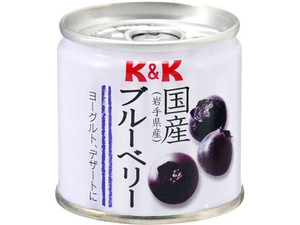 K&K 国産 ブルーベリー 80gx6 【フルーツ缶詰】