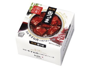 K&K 缶つま 国産牛すね肉の神戸赤ワイン煮 160g x12 【おつまみ・缶詰】