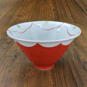 Hand-Painted Red SUEHIRO Donburi Bowl