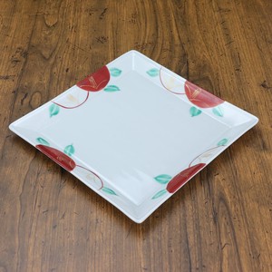 Hand-Painted Red Prime Plate