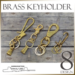 Brass Key Ring Brass Change Old Vintage American Unisex