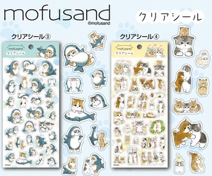 「猫グッズ」mofusand　クリアシール　3-4