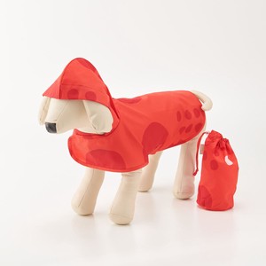 Dog Poncho RED 392 Thank you 9000 4
